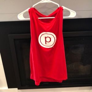 Pure Barre red tank top!